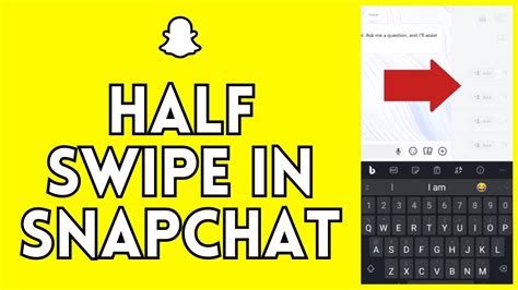 how to half swipe snap|How to half